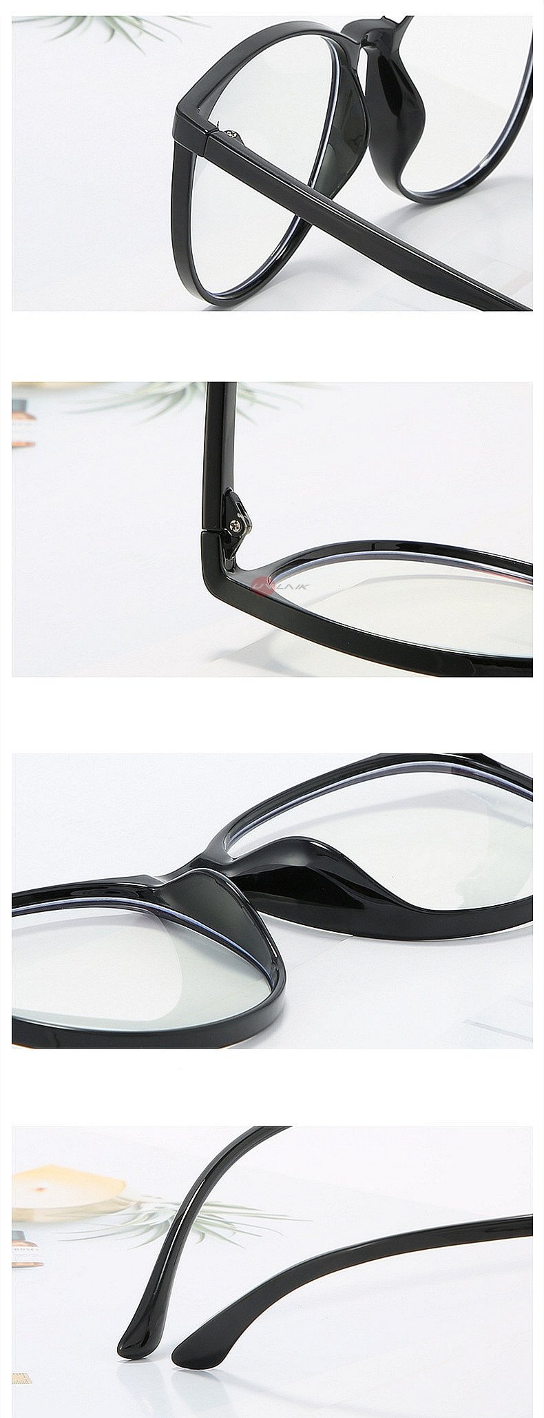Transparent Anti Blue Light Rounded Glasses Transparent Anti Blue Light Rounded Glasses